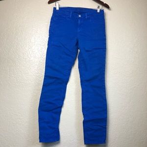 J Brand royal blue skinny jeans